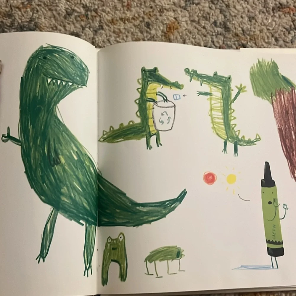 The Day The Crayons Quit by Drew Daywalt HardCover & Dustjacket 1st Edition EUC